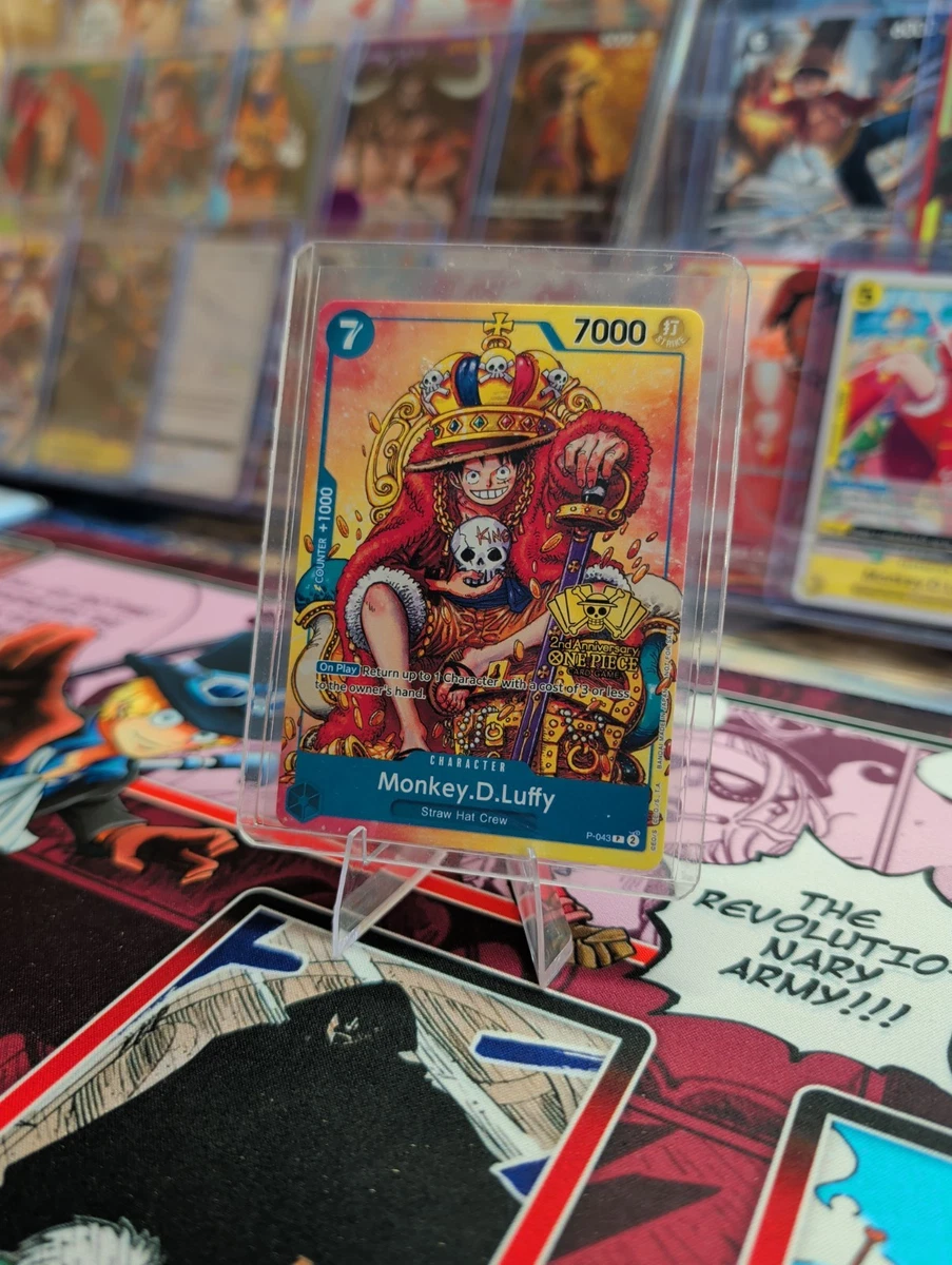 Monkey.D.Luffy P-043 One Piece Promotion Cards for sale | eBay