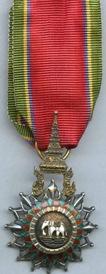 THAILAND - ORDER OF THE WHITE ELEPHANT 5TH CLASS WITH CASE