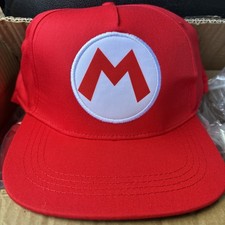 Kids' Super Mario Red Adjustable Baseball Hat    New With Tag