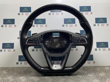 SEAT LEON FR FLAT BOTTOM TIPTRONIC STEERING WHEEL FITS 2013 TO 2020 5F0419091S
