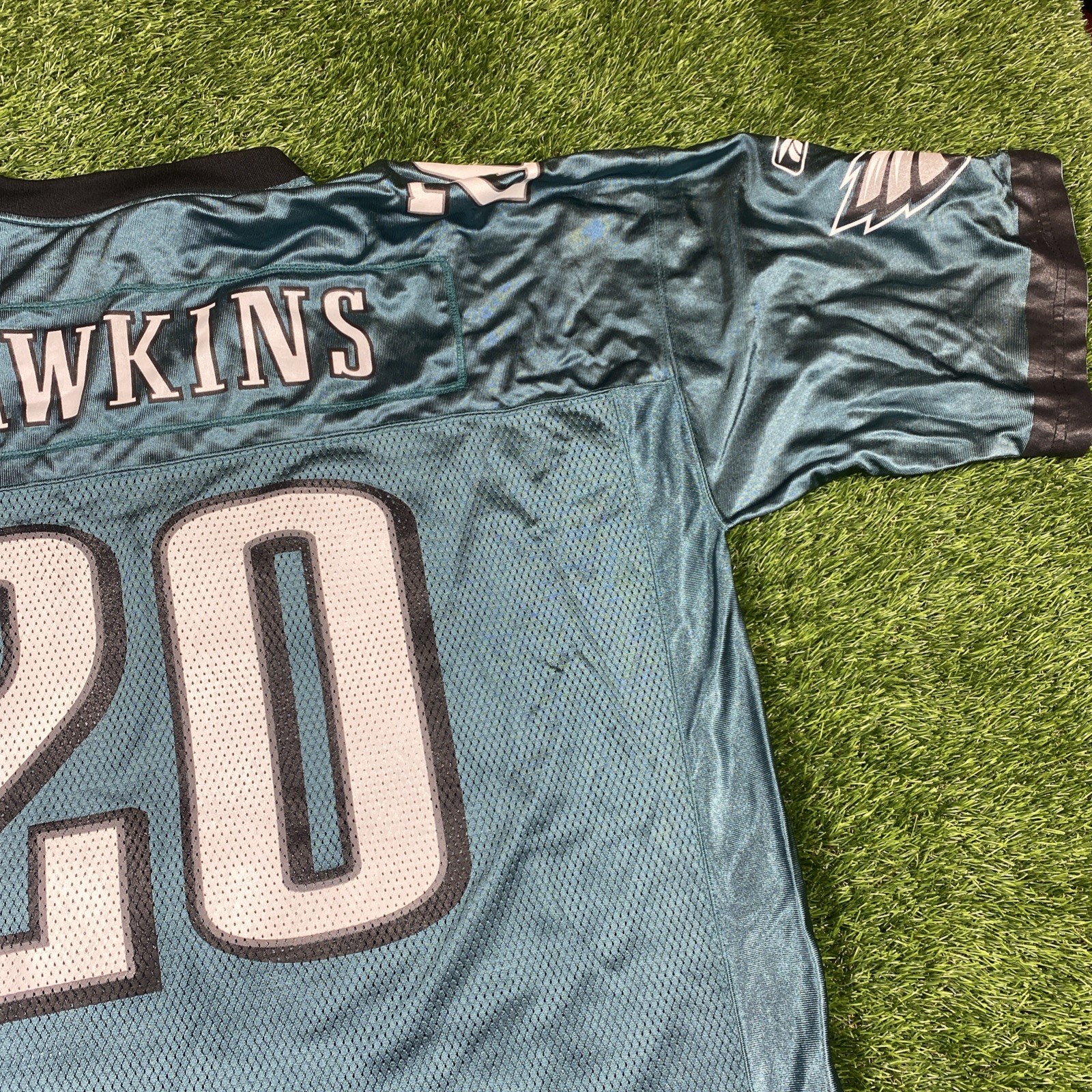 Brian Dawkins Philadelphia Eagles Jersey Mens Jersey Mens 2xl Green #20 Reebok thumbnail 18