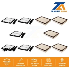 Air Cabin Filters (10 Total) Kit For Chevrolet GMC Sierra 1500 Silverado 2500 HD