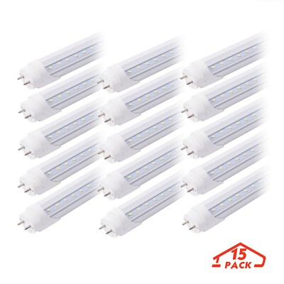 LED T8 Tube G13 20W 2600LM 6000K 90 Minute Emergency Lamp Battery Backup
