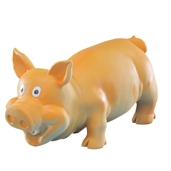 Nobby Latex Schwein Braun 21Cm Quietschend Hundespielzeug Spielzeug Hund-image