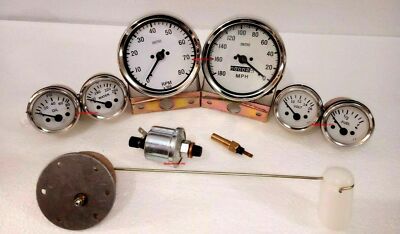Smiths Electrical Temp+Oil+Volt+Fuel+Speedo+Tacho 100 mm With 3 senders Units WC