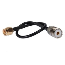 6" RF Sma Male to UHF Pl259 Female Straight Extension coax Cable Rg174 15cm f
