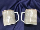 2 MIKASA FASHION PLATE SHORELINE MUGS shell motif C107 NEVER USED! new! — photo 2