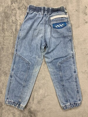VTG Little Levi's Sport Jeans Denim Toddler Sz 6 Cargo Cuffed USA
