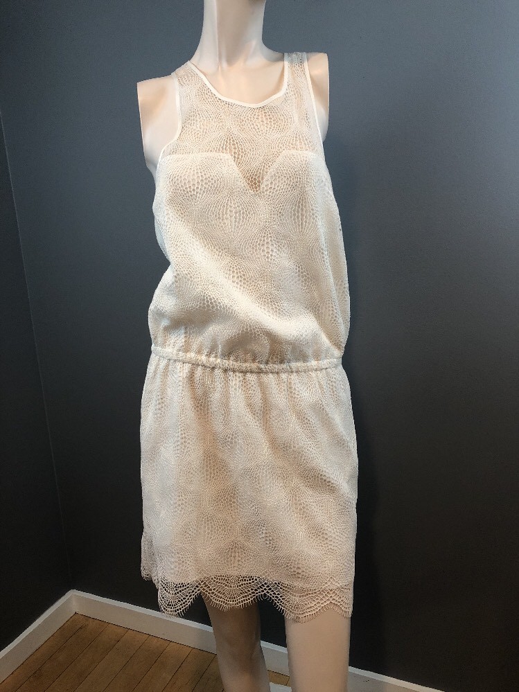 NWT David Lerner Lace Overlay Sleeveless Dress Size Small
