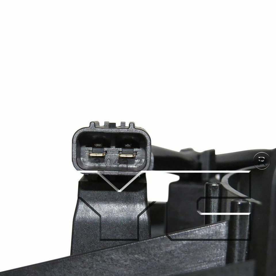 Ventilador condensador aire acondicionado para Honda CR-V 2015-2016 CRV - derecho Foto 3 de 3