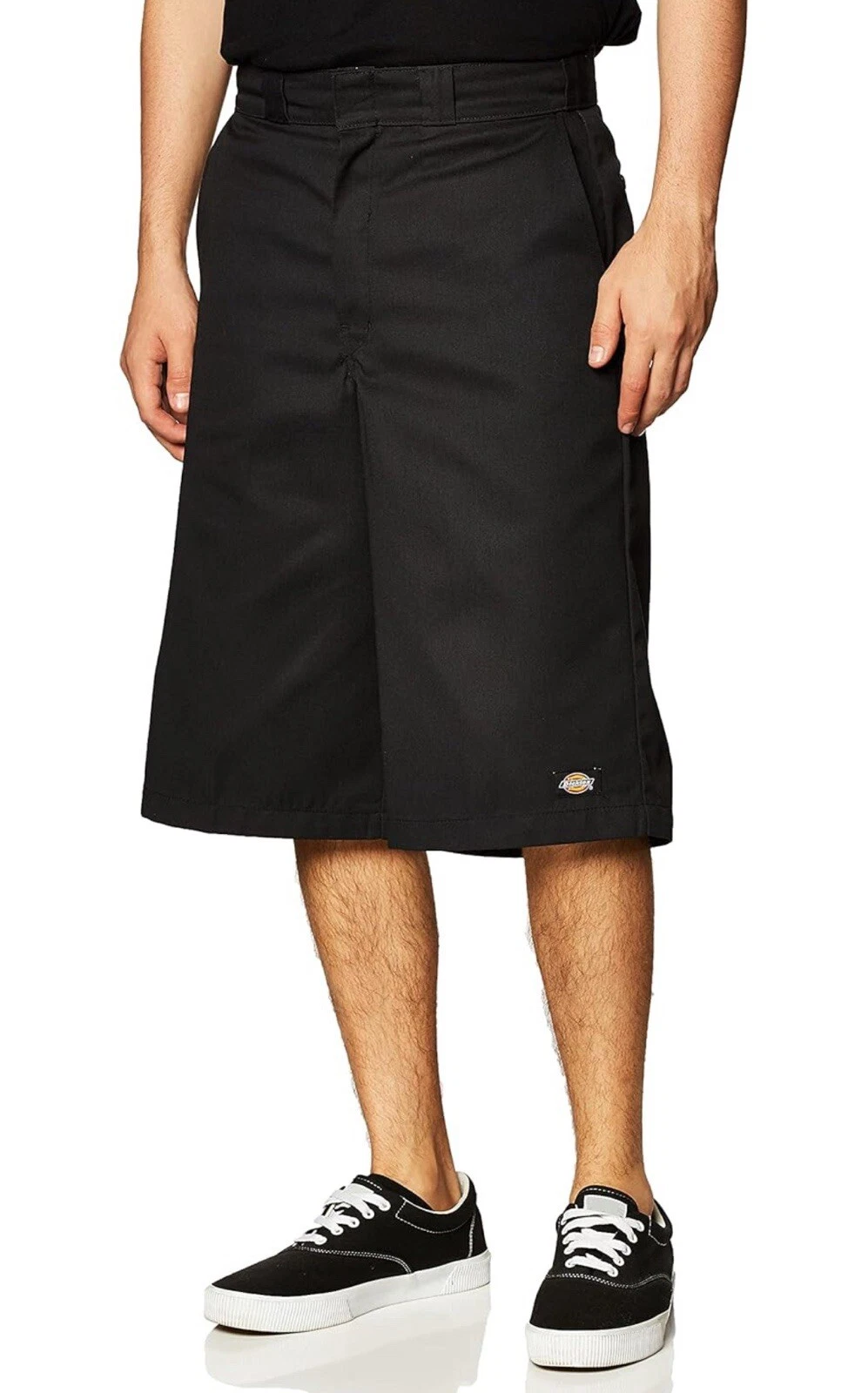 Dickies Men's 13" Loose Fit Multi-Pocket Work Shorts - Black, Size 32