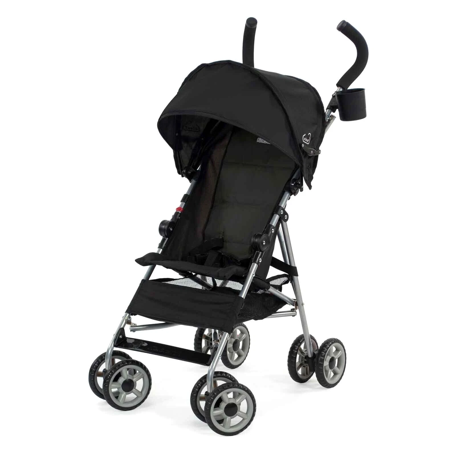 Kolcraft Cloud Umbrella Unisex 9.5 lb. Stroller, Black for Child/Toddler