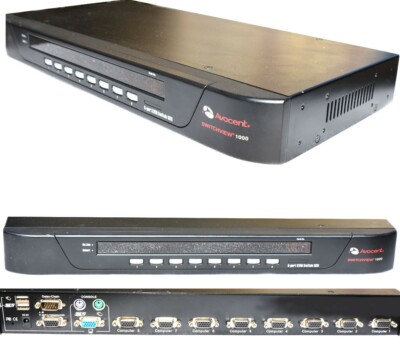 AVOCENT SWITCHVIEW1000 ADVANCED CONSOLE SERVER 8PORTS 19INCH 48CM SN21