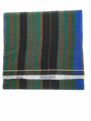 Quality Men's 2.25 Meters Cotton Lungi's ( Assorted Color & Design - Pack Of 2 ) - Picture 2 of 3