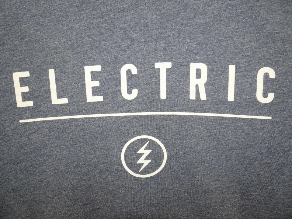 Gafas deportivas marca eléctrica logotipo deletreado camiseta pequeña gris jaspeado Foto 2 de 4