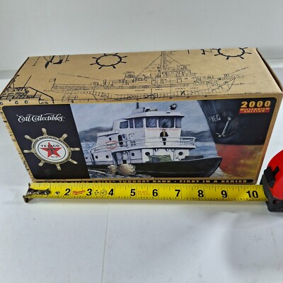 2000 Millennium Edition Texaco Fire Chief Tugboat Bank- First in Series - New