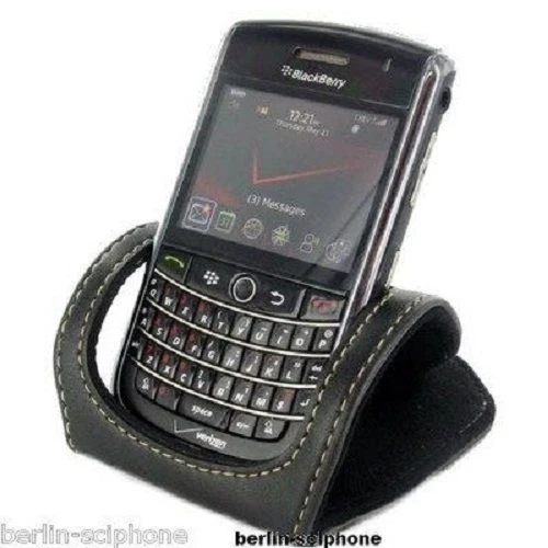 Original Blackberry Phone Leder Tisch Aufsteller Halter Holder Handy Ständer BB  - Bild 1 von 1