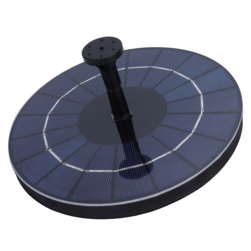 JY Solar-Wasser-Brunnen 7.4V Runde Schwimmende Fontäne Für Teich Garten Parks Fi - Bild 19 von 23
