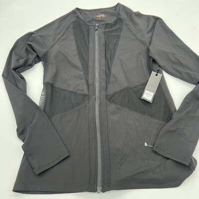 Rowley Fitness Love Kit Black Jacket Mesh Side Panels Size M