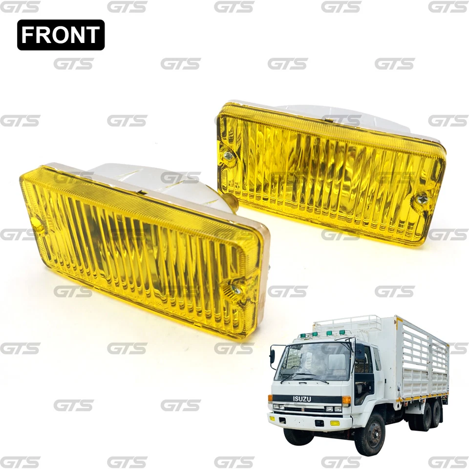 For Isuzu Rocky FSR FTR 175 195 1984 - 95 Front Bumper Lamp Lights LH RH Pair Foto 4 de 4