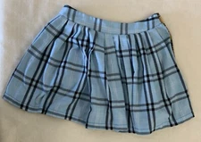JUSTIFY PLAID MULTICOLOR  ELASTIC MINI SKIRT SCHOOLGIRL SECRETARY OFFICE MEDIUM