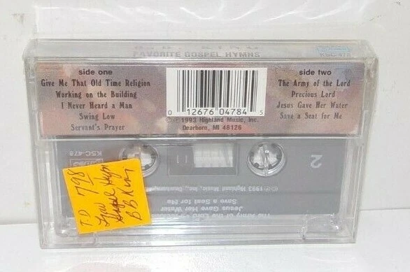 B.B. King Favorite Gospel Hymns - Brand New Sealed Cassette (RARE) - Image 2 of 3
