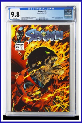 Spawn #19 CGC Graded 9.8 Image October 1994 White Pages Comic Book. | eBay