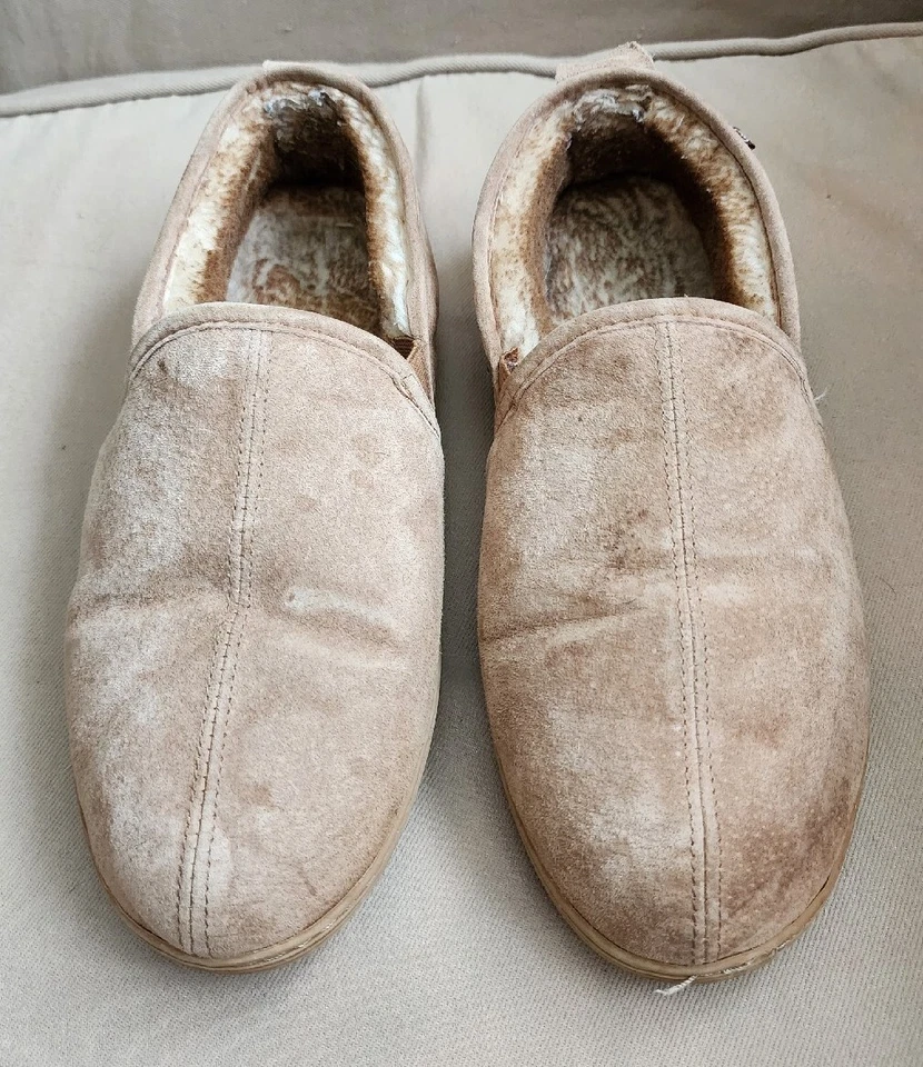 Zapatillas sin cordones talla 13 Lamo para hombre Romeo gamuza piel sintética castaño Foto 2 de 4