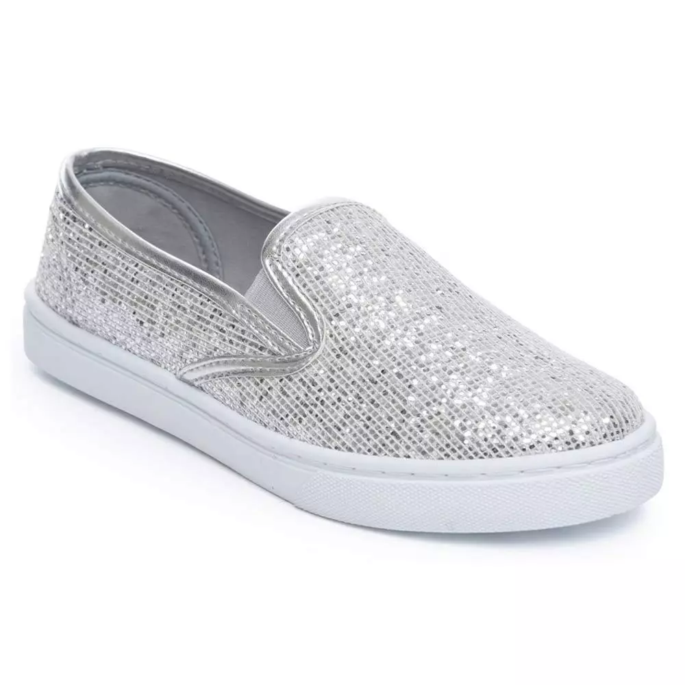 Slip on sales glitter trainers
