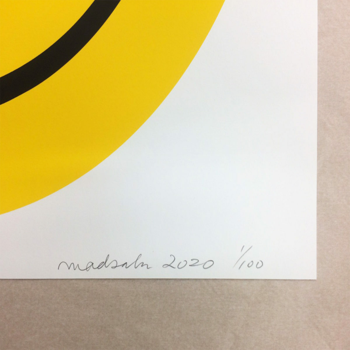 版画 madsaki HAPPINESS OVERDOSE YELLOW_P HAPPINESS OVERDOSE YELLOW_P