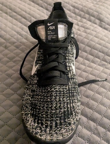 Nike Air VaporMax Flyknit 3 Oreo Mens Shoes Size 8 - Picture 7 of 9