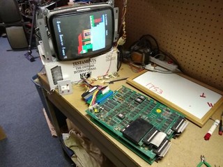 SUPER RIDER - 1983 Venture Lines - mostly Working non-JAMMA Arcade PCB set AS-IS