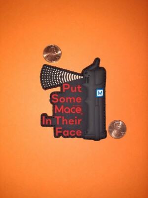 shot show put some mace in their face morale patch