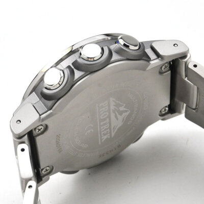 【CASIO PRO TREK】 PRW-31YT-7JF CASIO PRO TREK PRW-31YT-7JF Solar Atomic Radio Titanium Band