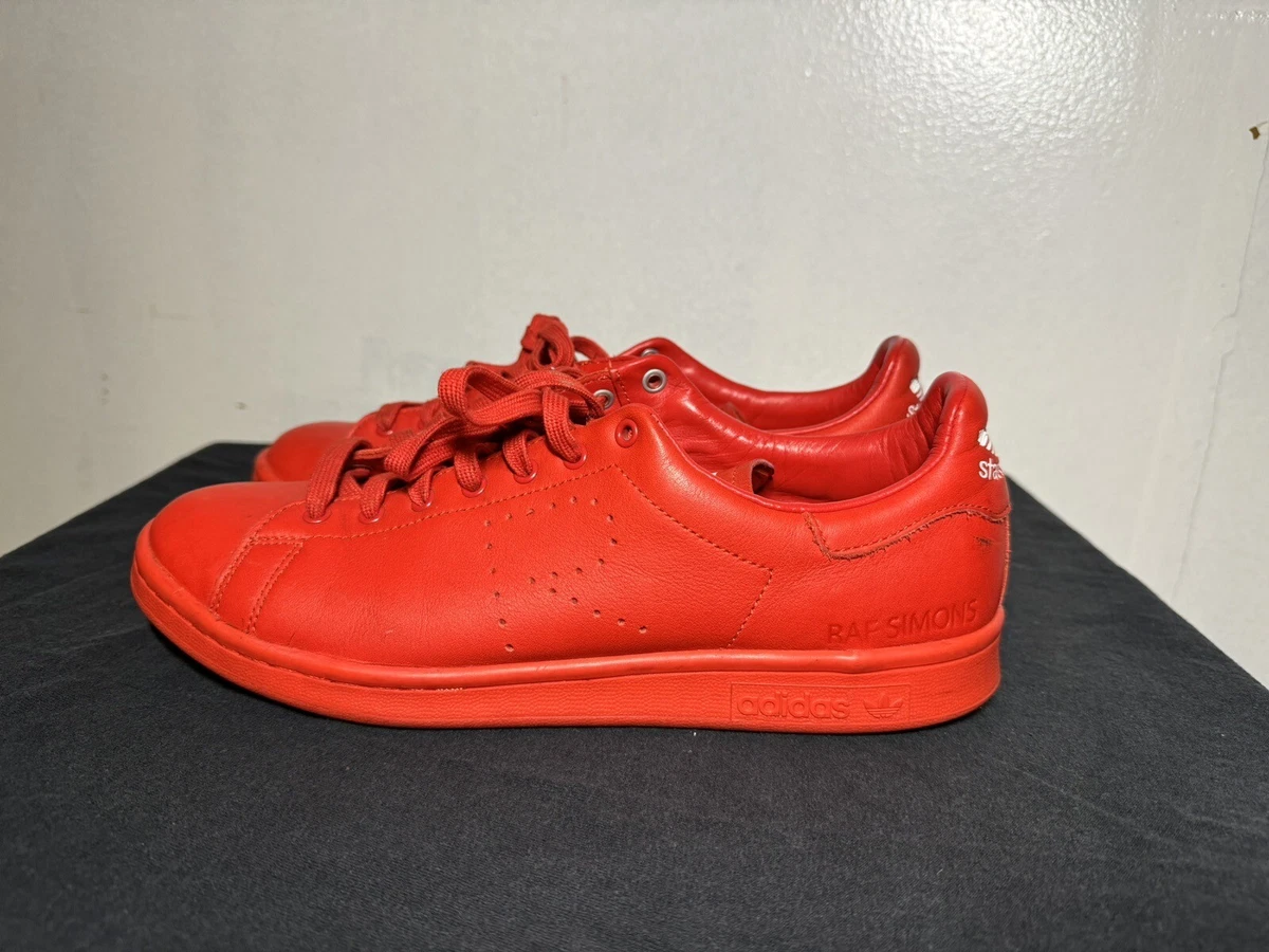 Adidas stan smith top raf simons orange
