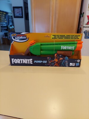 Nerf Super Soaker Fortnite Pump-SG Water Blaster -- Pump-Action Soakage