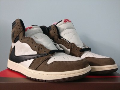 Nike x Travis Scott Air Jordan 1 Retro High OG Mocha Cactus Jack UK 13 / US  14 | eBay