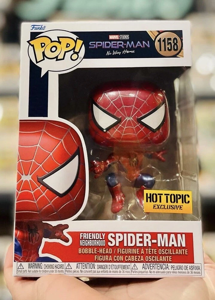 Funko Pop Friendly Neighborhood Spiderman Hot Topic Exclusive In