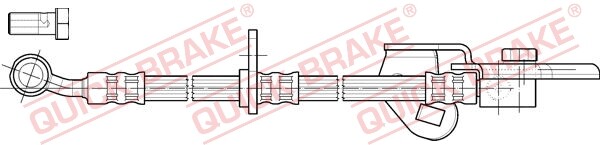 Quick Brake 80.902X Bremsschlauch 545 Mm FüR Honda-image