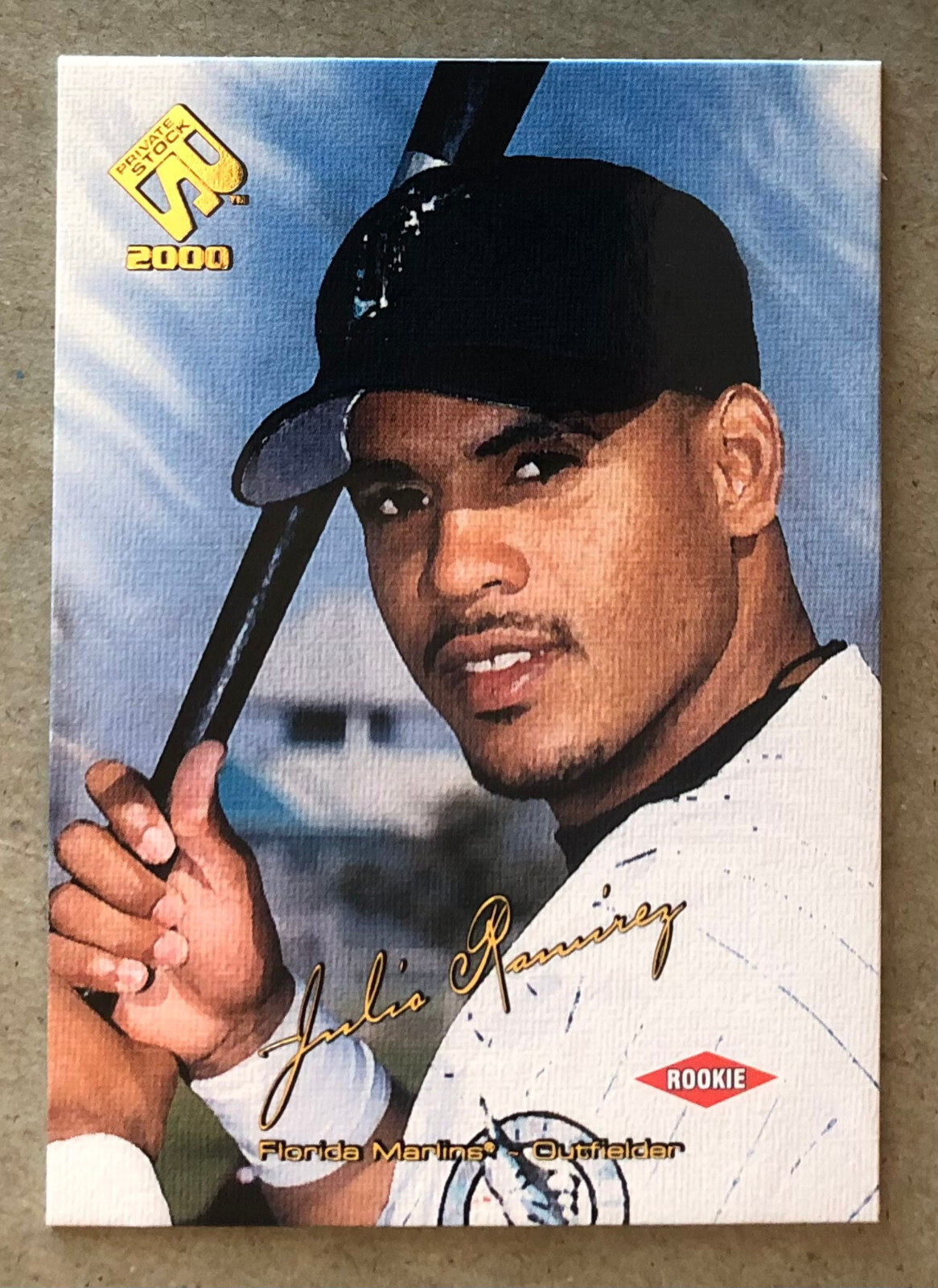 2000 Private Stock - Julio Ramirez - #58 - Marlins - Short Print - NrMt-Mt