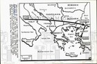 1967 Press Photo Map of Travel Route for Pope Paul VI From Rome to Turkey