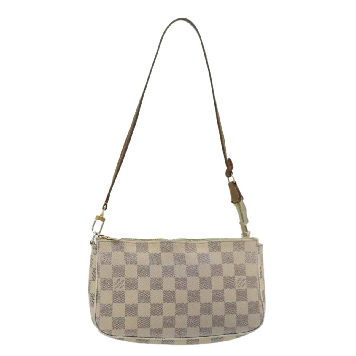 Louis Vuitton Pochette Accessoires Bag Damier Azur Canvas White