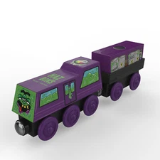 Toxic Ted - Wooden Train Set with Cargo - Zany Trains Wooden Railway - Series 1