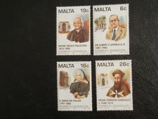 MALTA STAMPS 1997 - PIONEERS IN EDUCATION  - SET OF FOUR - MINT NEVER HINGED 