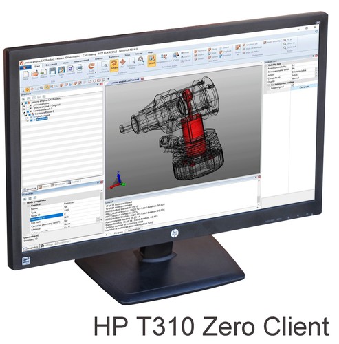 HP T310 Citrix Computer 764964-001 24" 60cm LED Monitor VGA DVI 1920x1080 FullHD - 第 1/1 張圖片