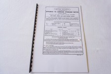 May 1949 Fascimilie Railway Carriage Working Notice Steam Trains London East