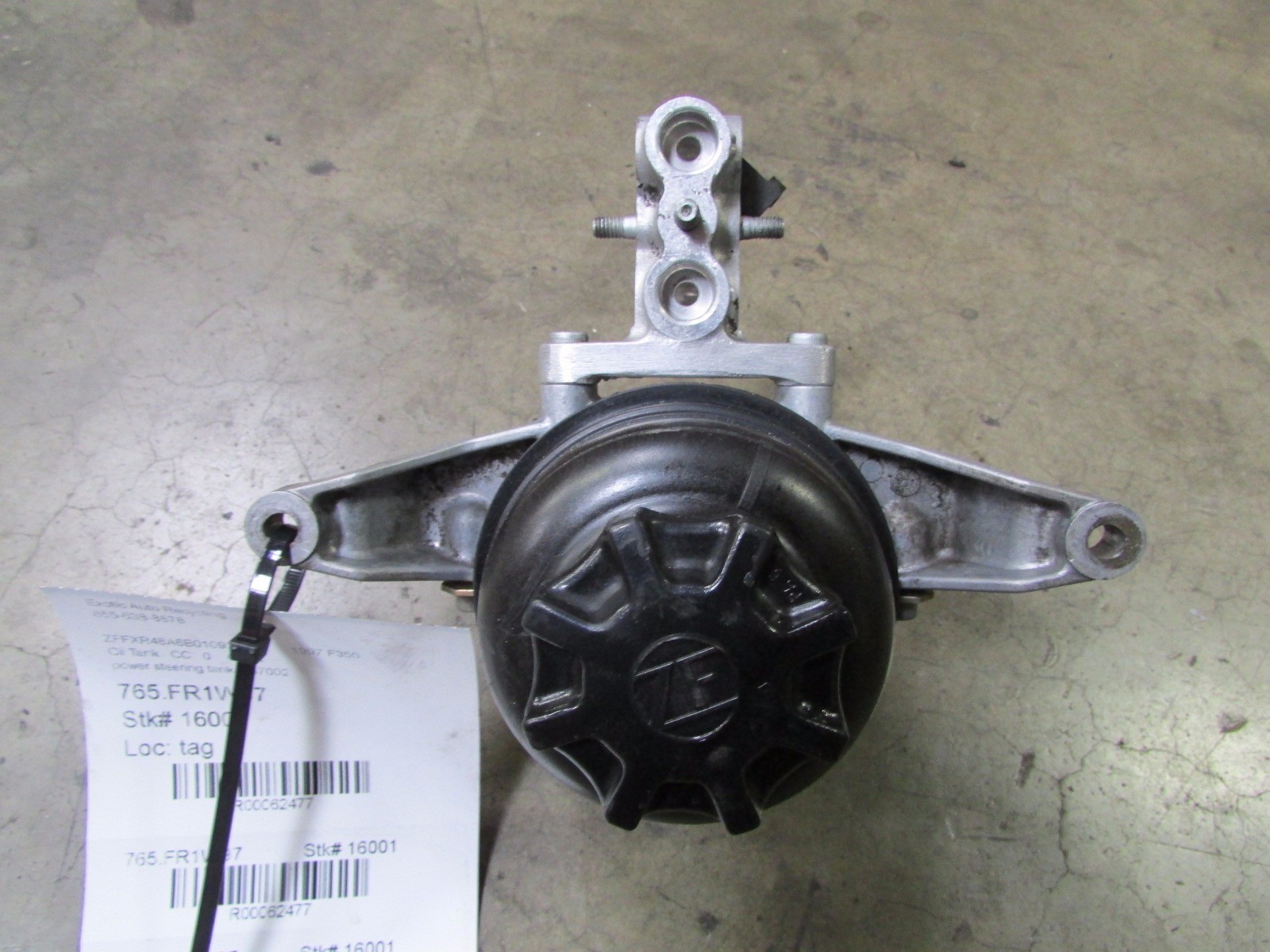 Ferrari 360, Power Steering Reservoir With Bracket, Used, P/N 167002