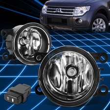 For 10-15 Mitsubishi Monterosport Clear Driving Fog Lights Wswitch Replacement For 10-15 Mitsubishi Monterosport Clear Driving Fog Lights Wswitch Replacement