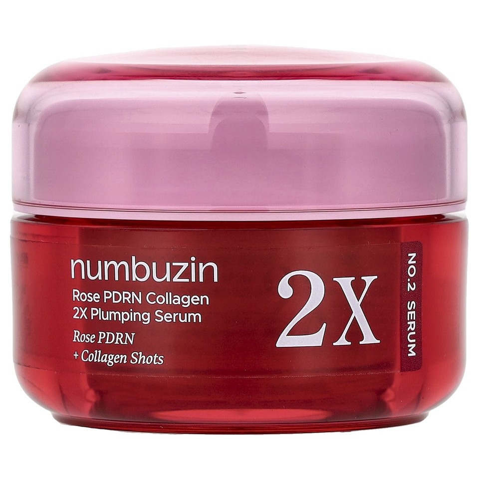 No.2 Rose PDRN Collagen 2X Plumping Serum, 1.01 fl oz (30 ml)