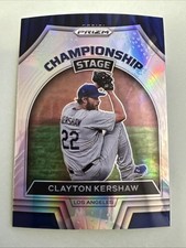 2022 Panini Prizm Championship Stage#CS-6 Clayton Kershaw -Dodgers Silver Prizm